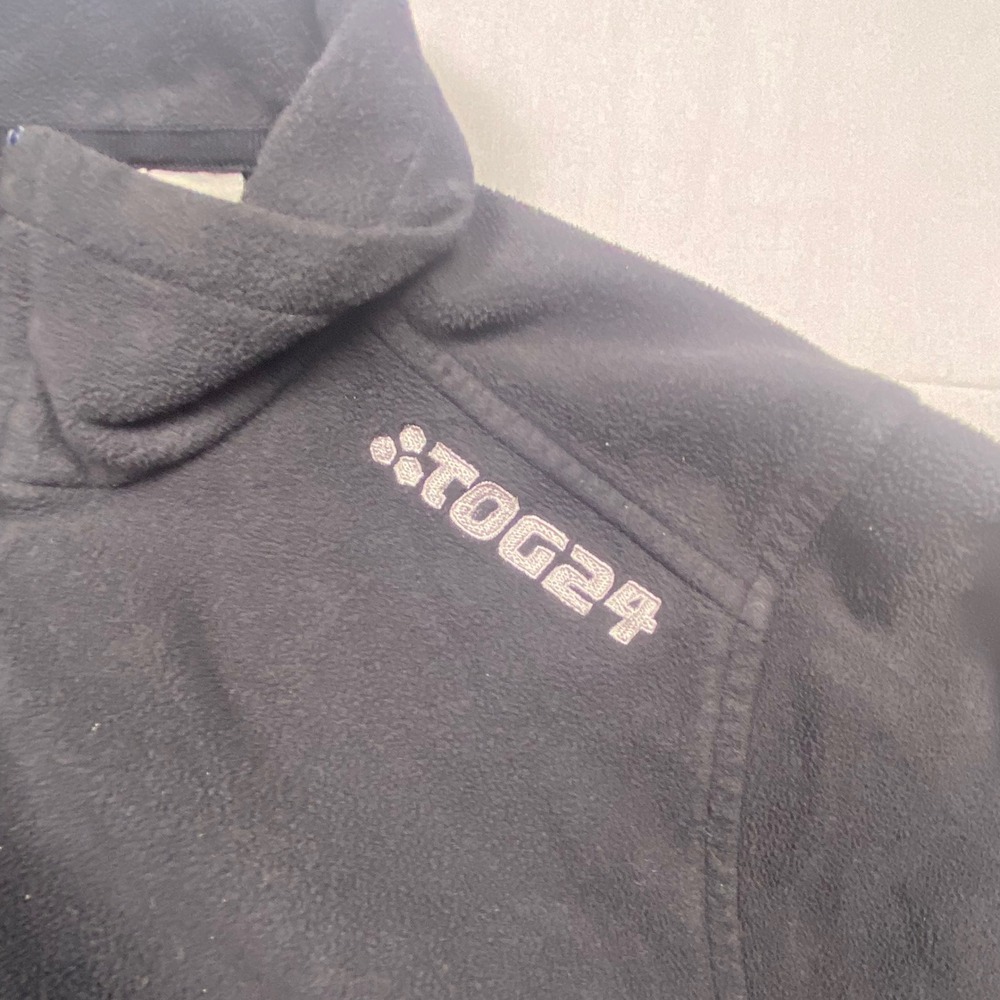 TOG24 Axis Fleece Jacket Mens Large Black Full Zip Outdoor Hiking Layering - Picture 4 of 15